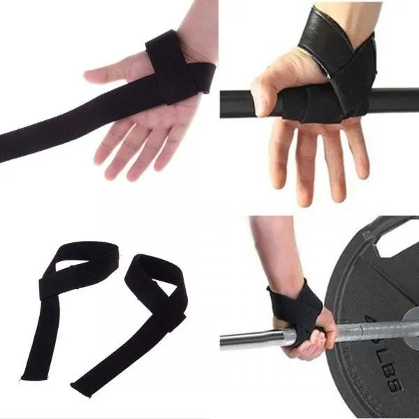 P2I BUFFALO Leather Training Straps - 60 cm Black Color black