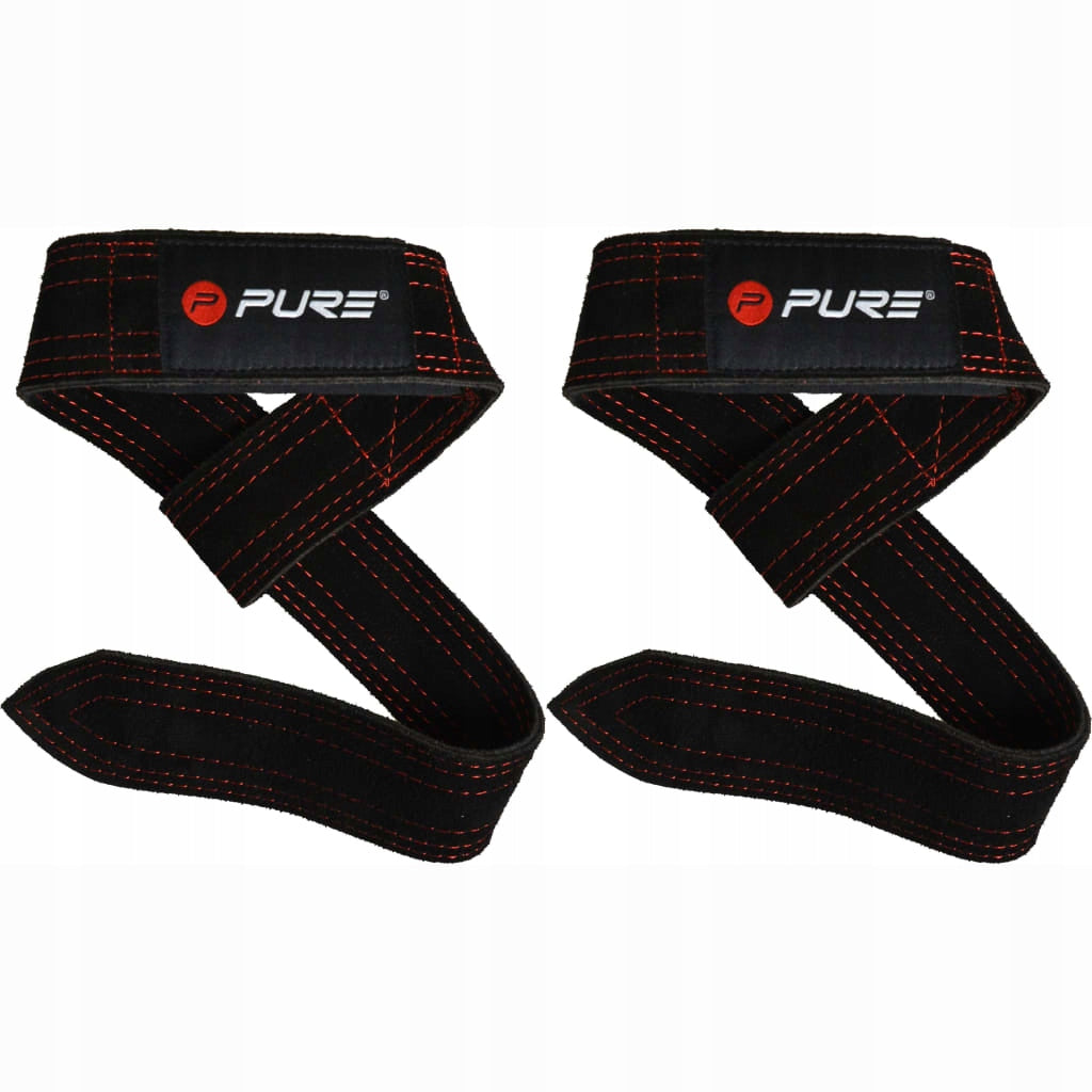 P2I BUFFALO Leather Training Straps - 60 cm Black