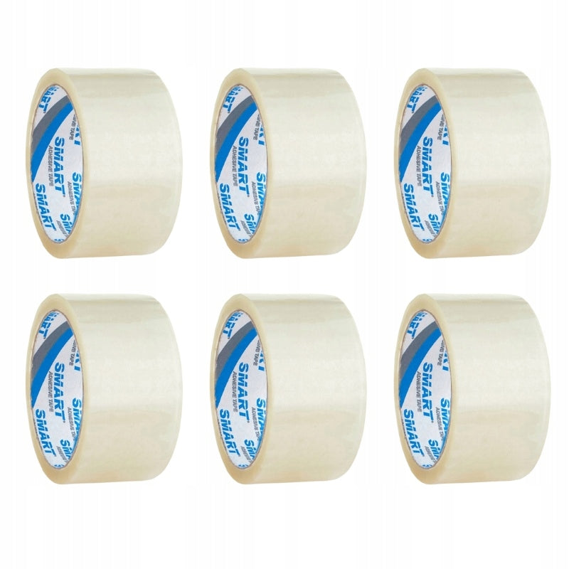 PACKAGING TAPE SMART ACRYLIC TRANSPARENT 48/45m 6pcs