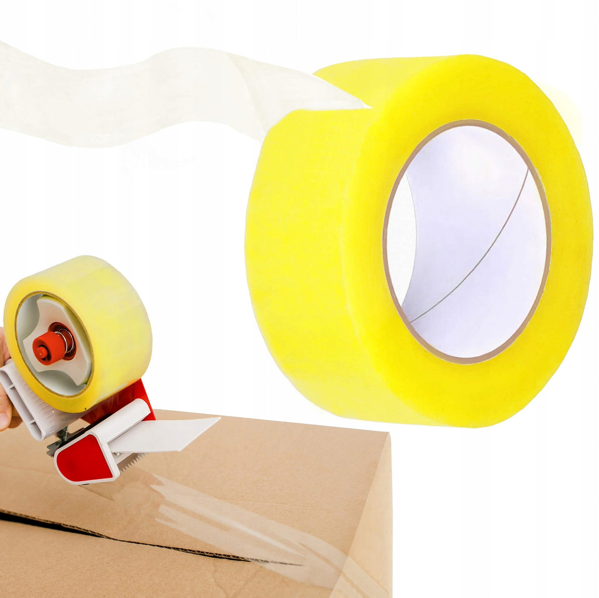 PACKING ADHESIVE TAPE STRONG COLORLESS OFFICE SELF-ADHESIVE TRANSPARENT