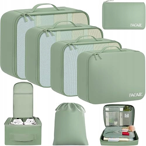 PACKING ORGANIZERS SET OF 23 PIECES NYLON TRAVEL Fabric SUITCASE