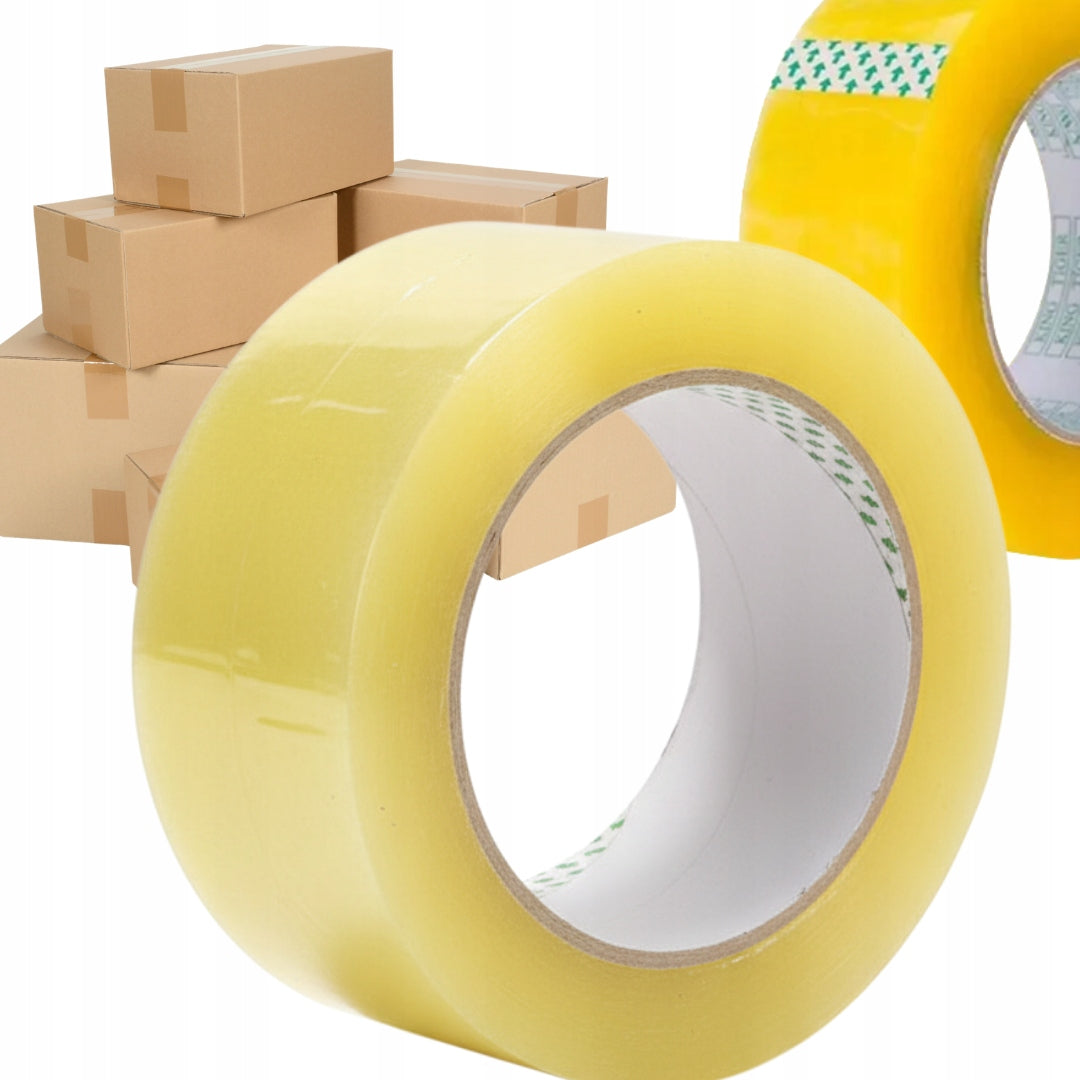 PACKING TAPE 183MX4,8CM TRANSPARENT WIDE STRONG COLORLESS TAPE 183M