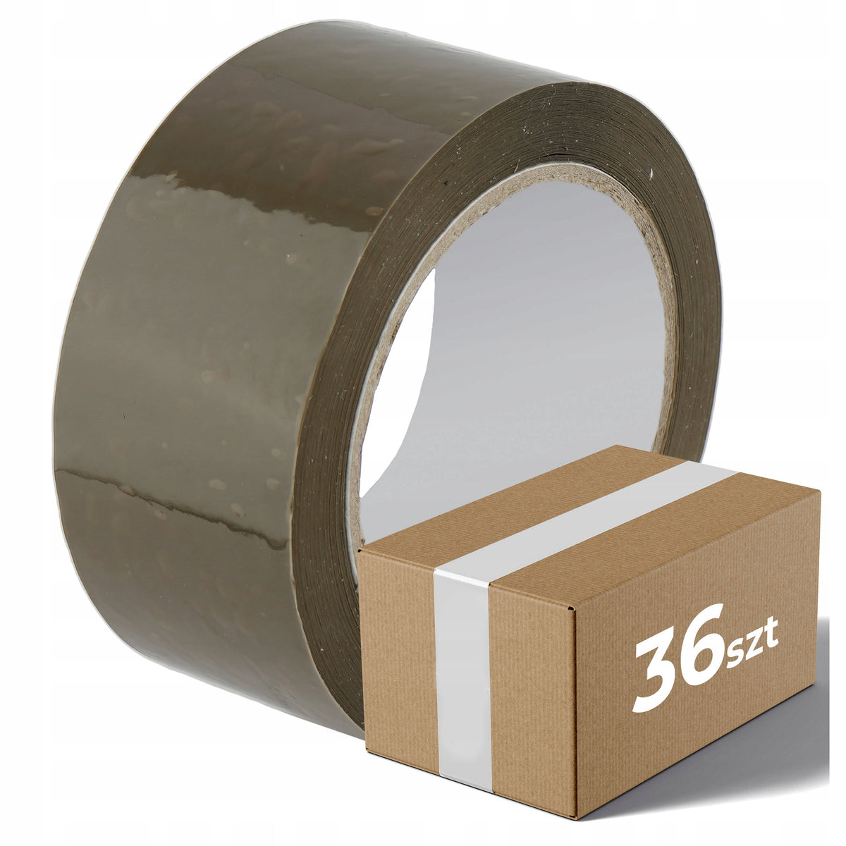 PACKING TAPE 48/100 Y ADHESIVE 36PCS BROWN
