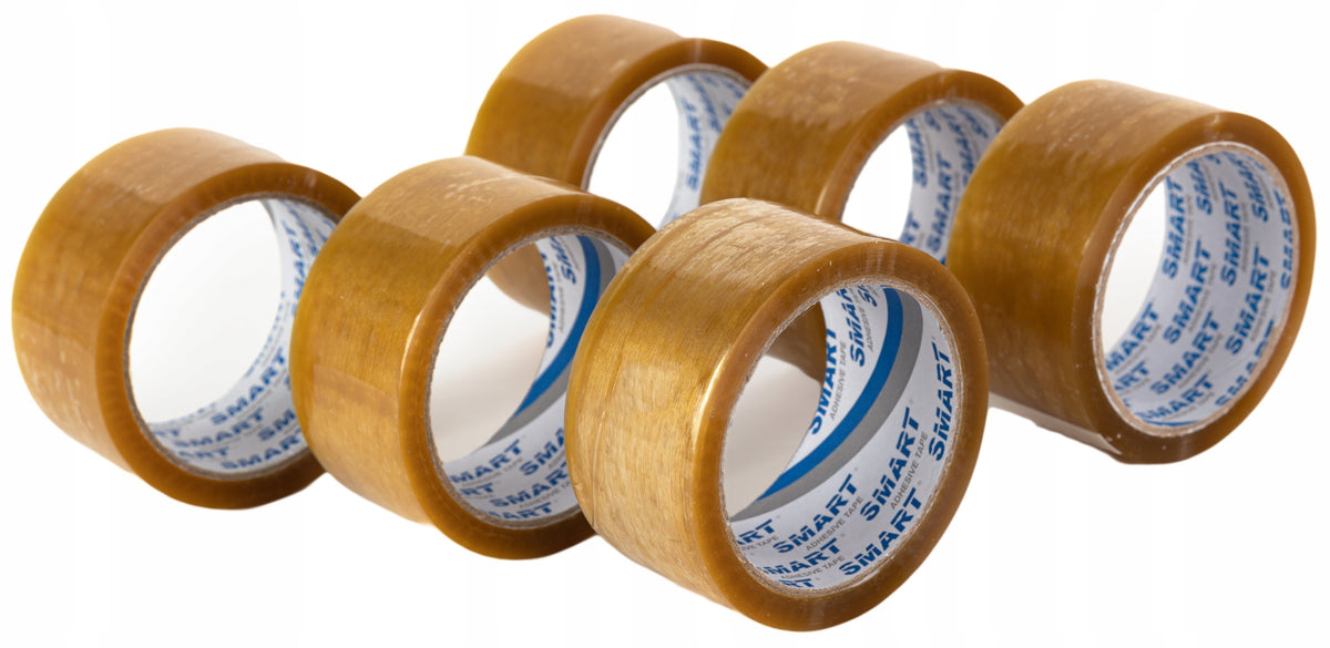 PACKING TAPE 48/50 SMART RUBBER SOLVENT 6 pieces