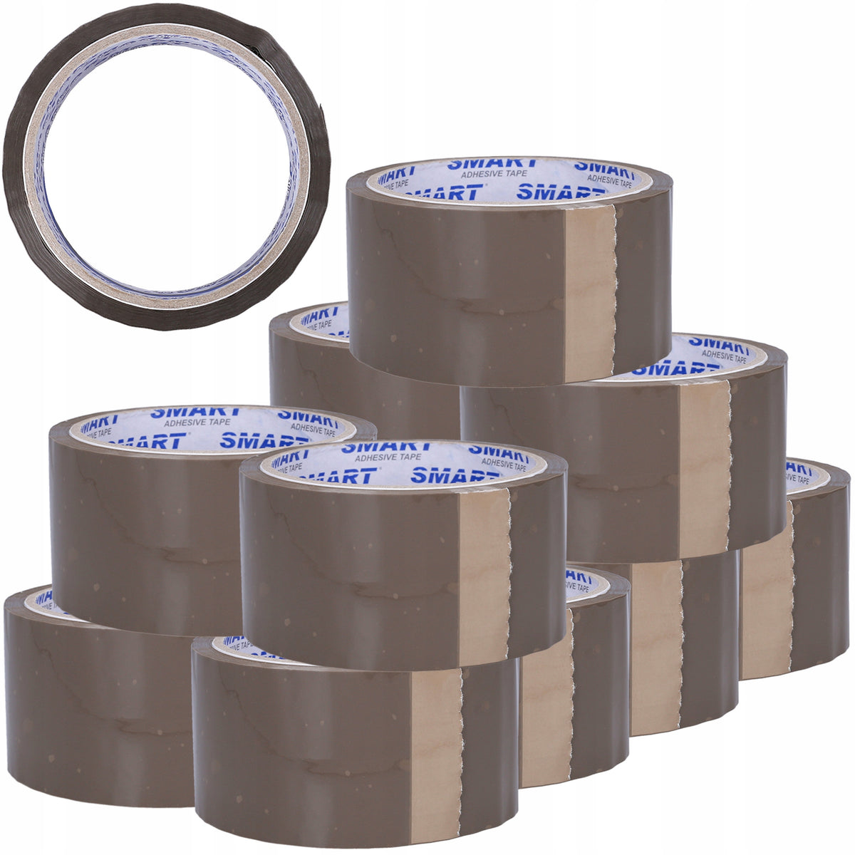 PACKING TAPE 48/50y adhesive SMART BROWN 12 pcs