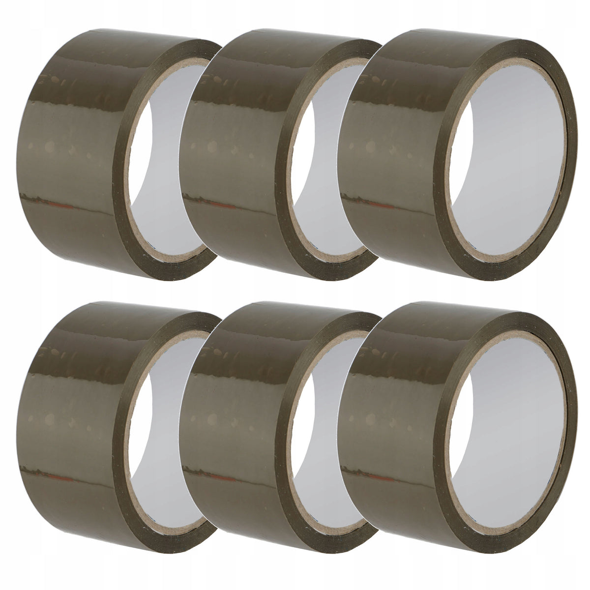PACKING TAPE 48/66 Y ADHESIVE 6PCS BROWN