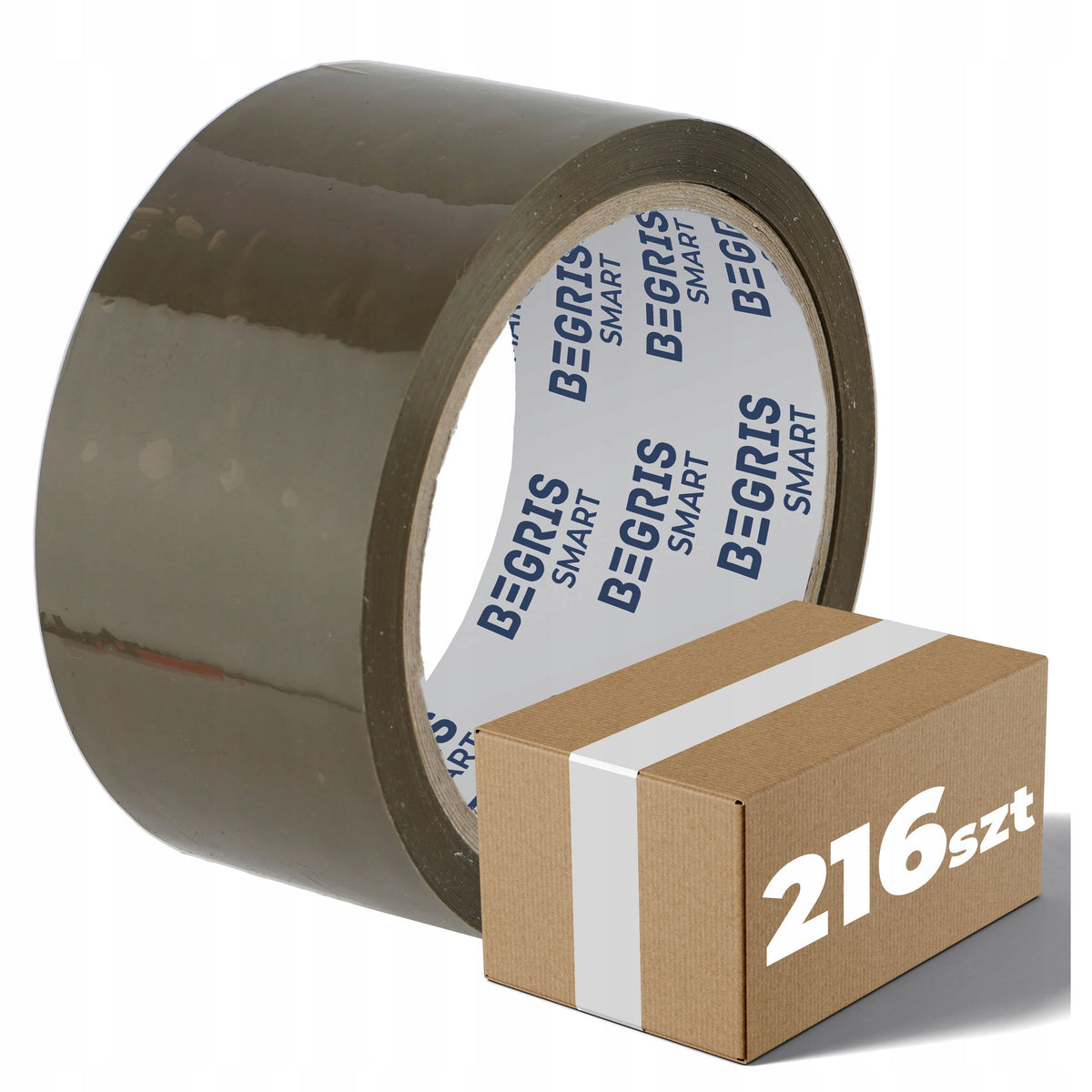 PACKING TAPE 48/66 Y ADHESIVE SMART 216PCS BROWN