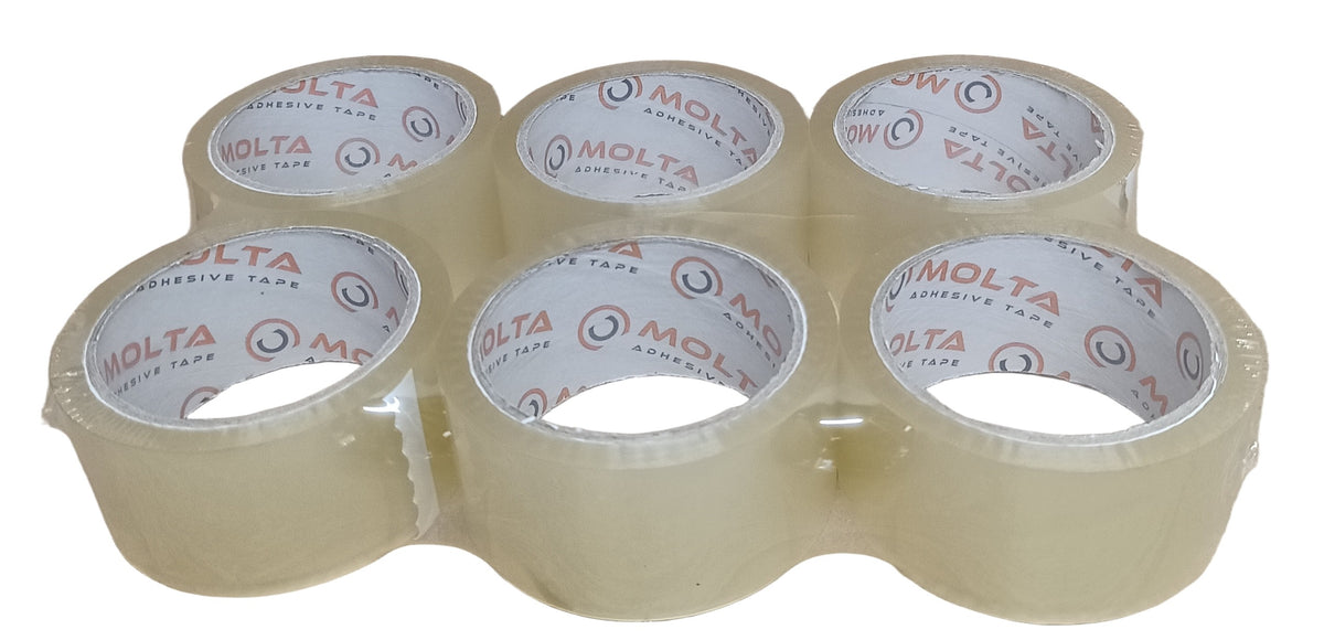 PACKING TAPE 48 MM 50 Y TRANSPARENT 6 PCS.
