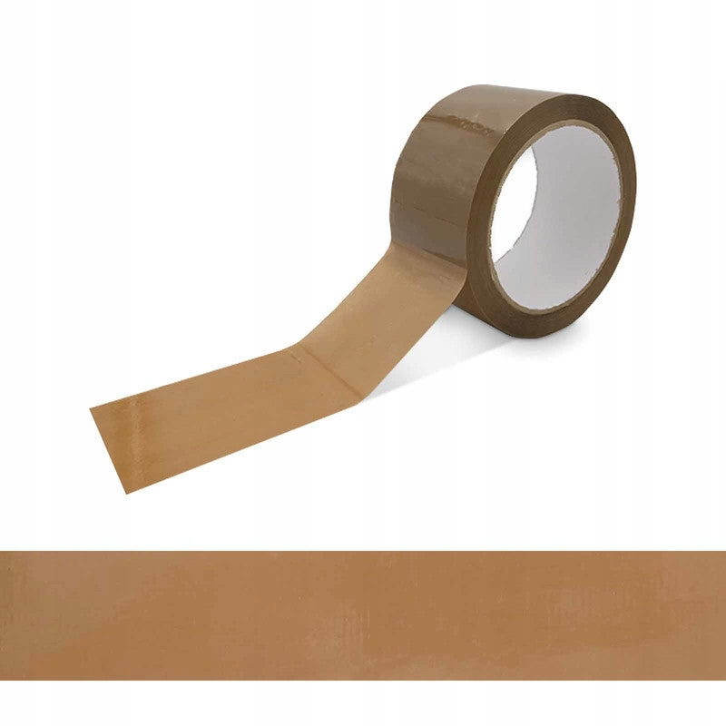 PACKING TAPE 48mm/66m ADHESIVE brown strong 36pcs Packaging status original