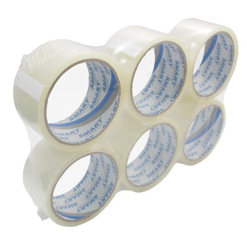 PACKING TAPE 48x60M COLOURLESS SMART A 6 PIECES