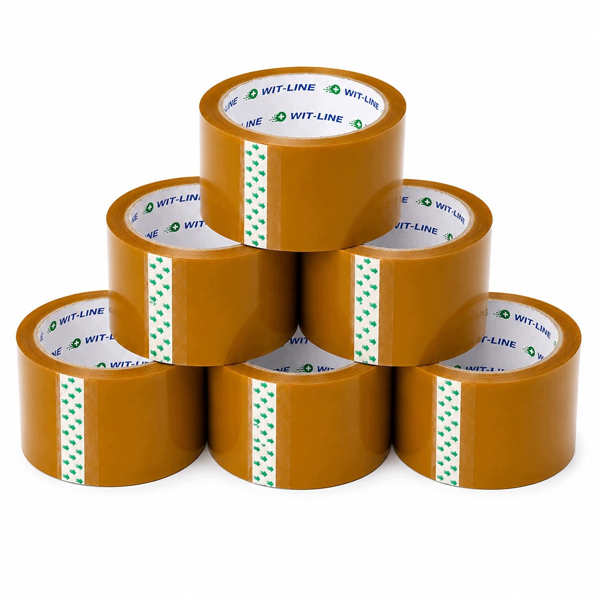 PACKING TAPE 6PCS ADHESIVE TRANSPARENT SELF-ADHESIVE STRONG 48/60 FOR PACKAGES