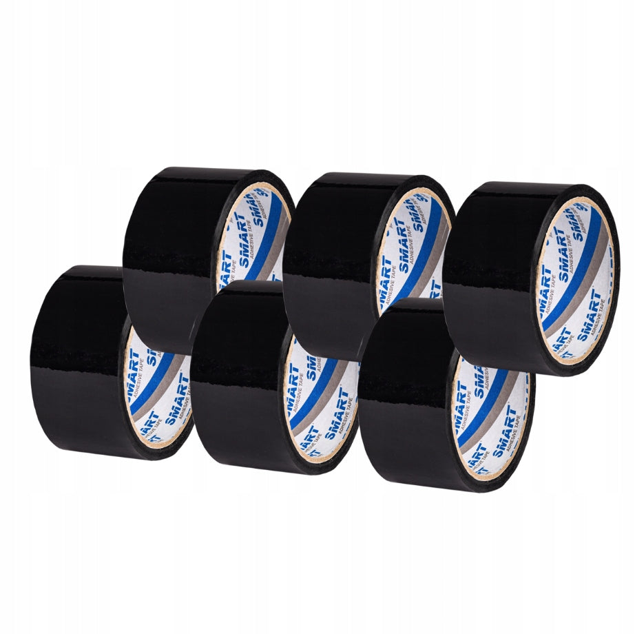 PACKING TAPE BLACK 48/50 6 PIECES EFFICIENT SMART COLOR TAPE