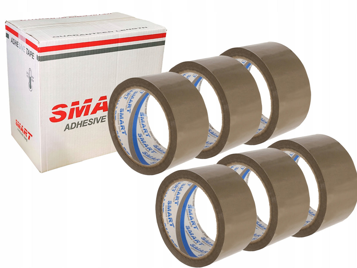 PACKING TAPE BROWN 48/100 EFFICIENT 6 PIECES PER WAREHOUSE BRONZE 48X100 MEGA
