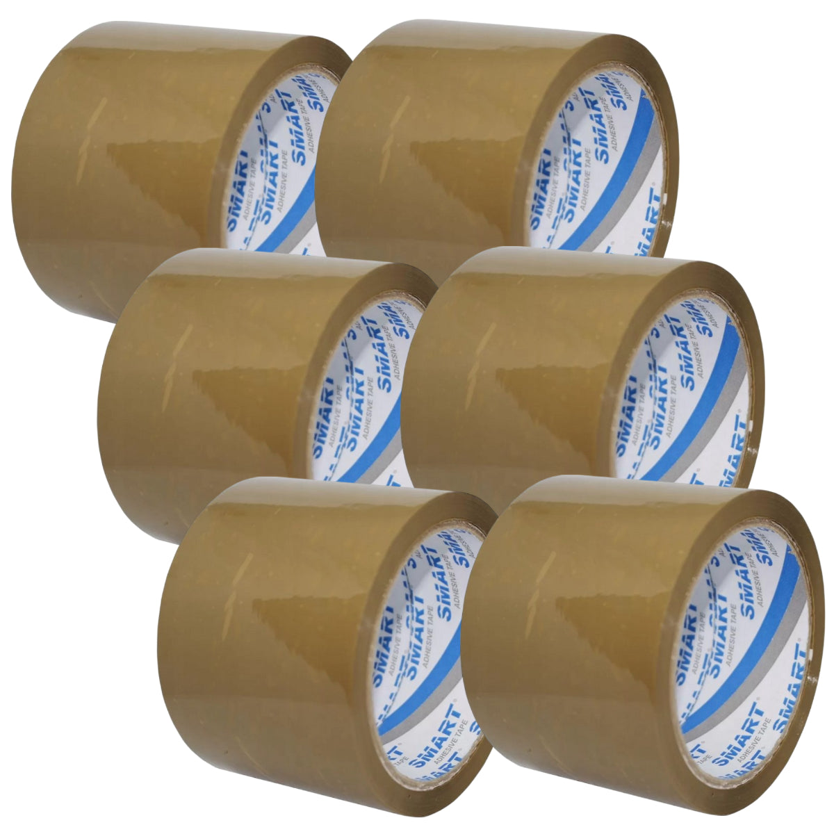 PACKING TAPE SMART SOLVENT BROWN 72/60 x 6pcs