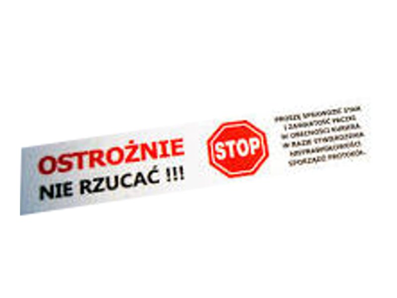 PACKING TAPE STOP!!! CAREFULLY DO NOT THROW STRONG