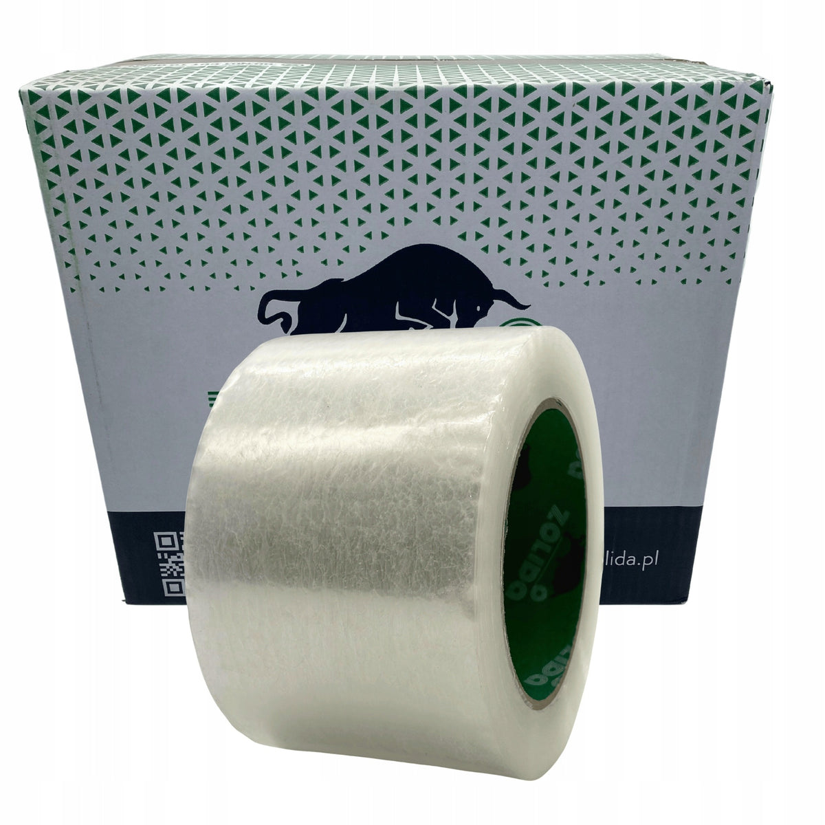 PACKING TAPE STRONG ZOLIDA SOLVENT 75MM X 120M COLOURLESS WIDE 24 PCS.