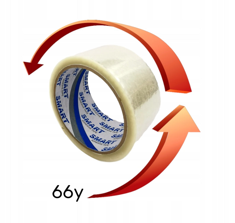 PACKING TAPE Smart 48/66y Adhesive COLORLESS SMART 12 pcs Width 48 mm