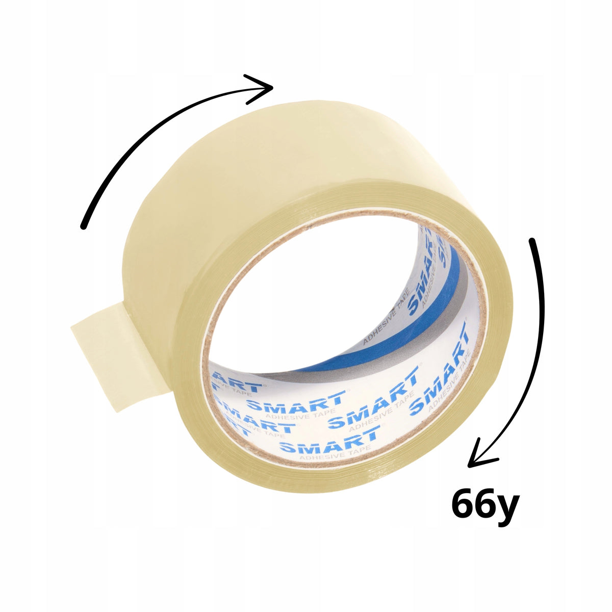 PACKING TAPE TRANSPARENT 48/66y Transparent Adhesive Strong SMART 216pcs Brand Smart