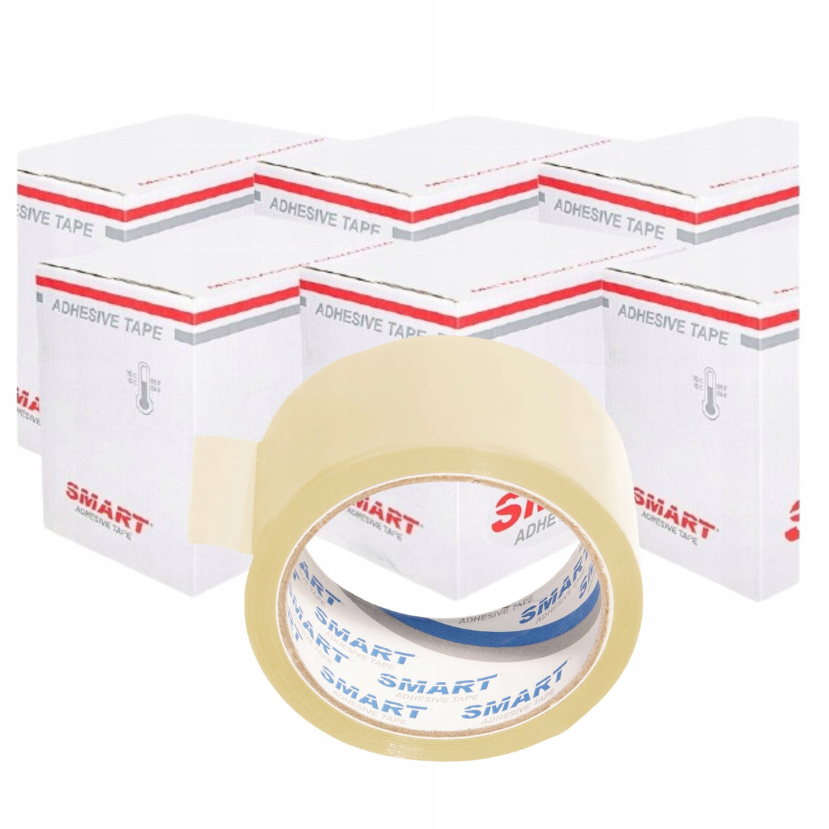 PACKING TAPE TRANSPARENT 48/66y Transparent Adhesive Strong SMART 216pcs