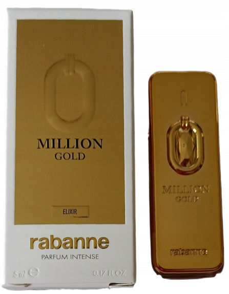 PACO RABANNE 1 MILLION GOLD ELIXIR PARFUM INTENSE 5 ML Packaging status original