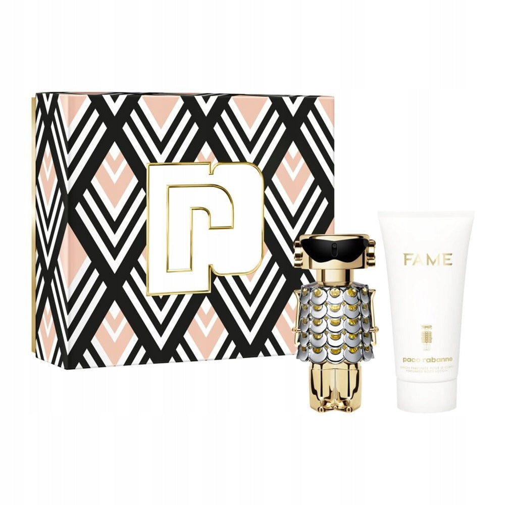 PACO RABANNE Fame Eau de Parfum set 50ml + body lotion 75ml