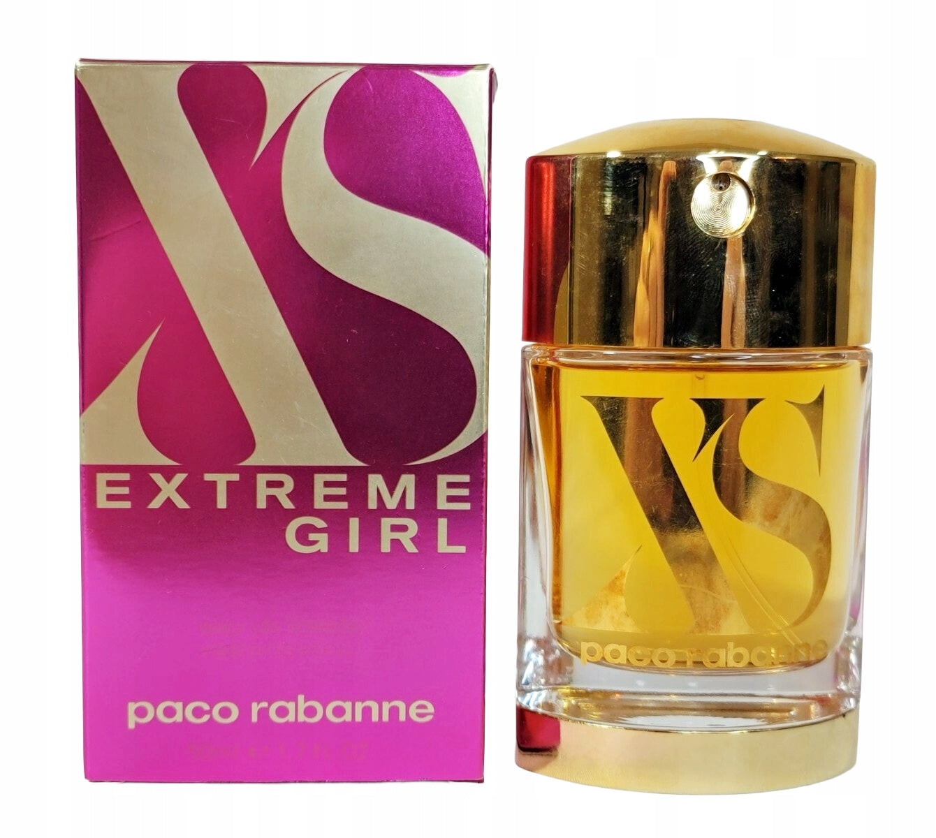 PACO RABANNE XS EXTREME GIRL 50 ML EAU DE TOILETTE UNIQUE