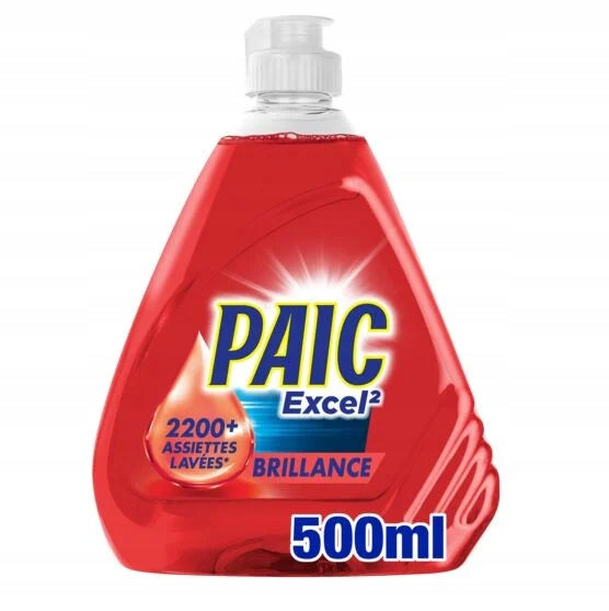 PAIC EXCEL CONCENTRATED EFFECTIVE DISHWASHING LIQUID 500 ML 0,5 L