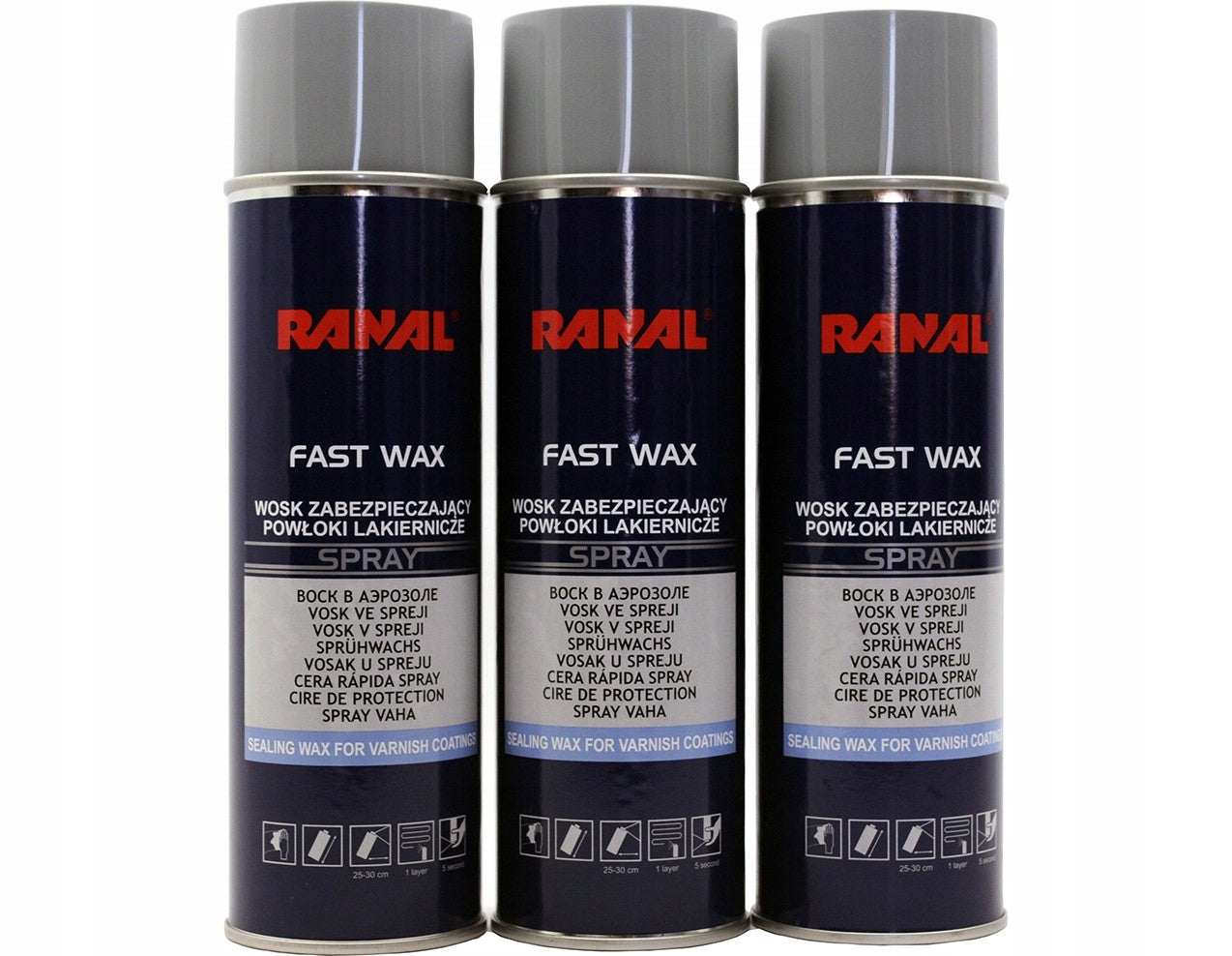 PAINT COATING PROTECTION WAX 500ml SPRAY FAST WAX RANAL Manufacturer Ranal