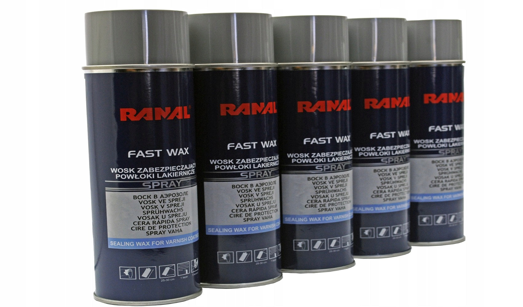PAINT COATING PROTECTION WAX 500ml SPRAY FAST WAX RANAL Manufacturer's catalog number BMS01