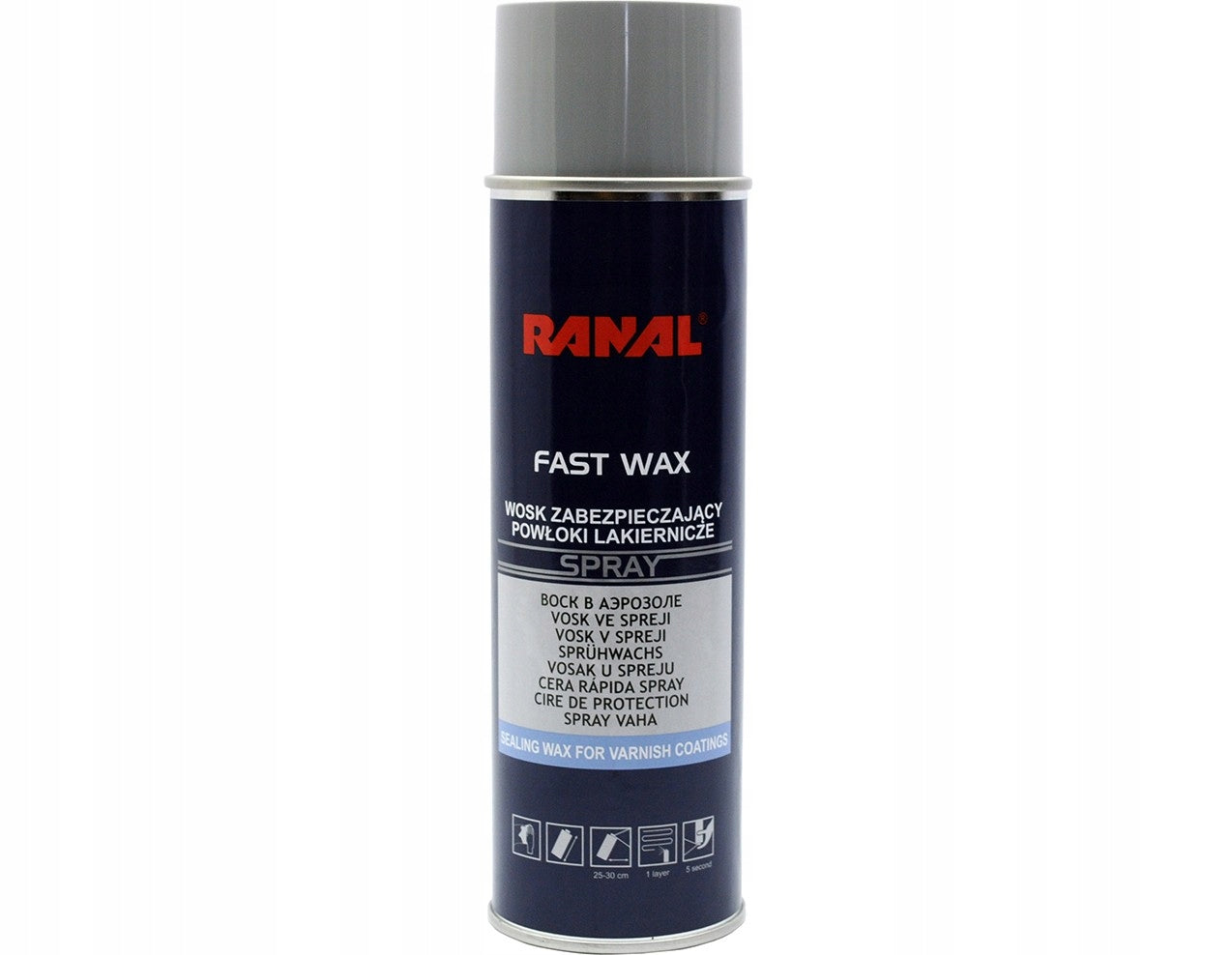 PAINT COATING PROTECTION WAX 500ml SPRAY FAST WAX RANAL