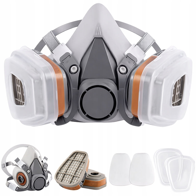 PAINT MASK HALF MASK PROTECTIVE DUST 6200 SET FILTERS CARTRIDGES