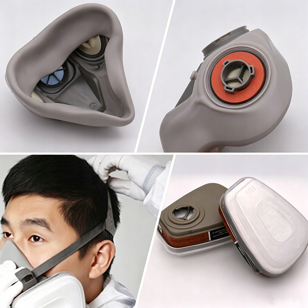 PAINT MASK HALF MASK PROTECTIVE DUST CARTRIDGES CARBON+FILTERS Manufacturer of a medical device 6900581232941