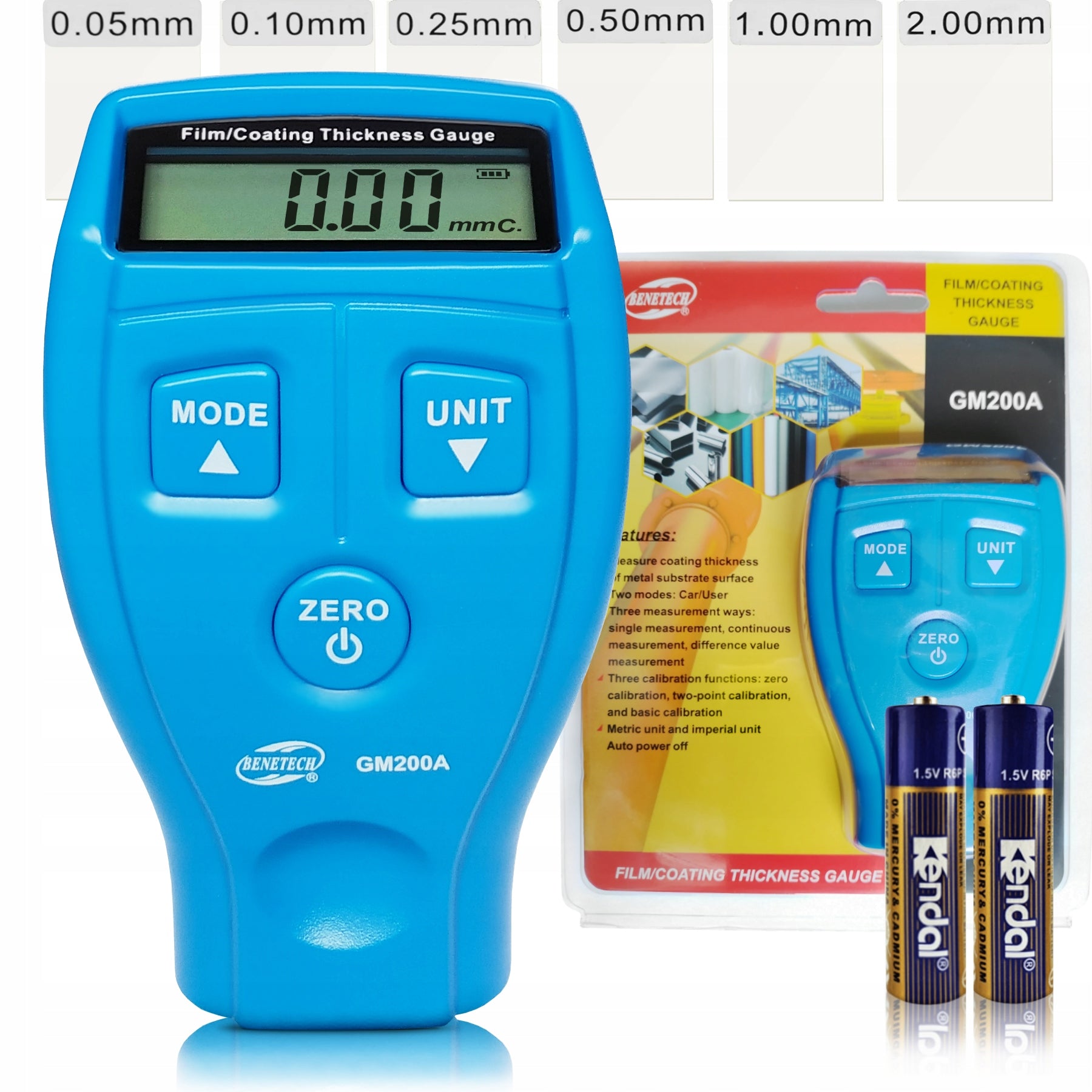 PAINT METER TESTER COATING THICKNESS SENSOR PAINT LAYER MEASUREMENT