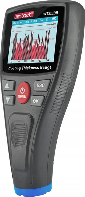 PAINT THICKNESS GAUGE ACCURATE MEASUREMENT OF ALUMINUM COATING HD LCD CHART Brand Wintact