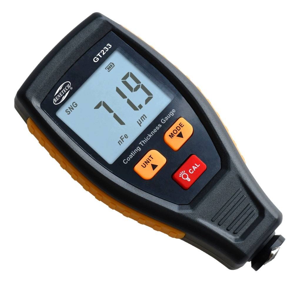 PAINT THICKNESS GAUGE COATING SENSOR AUTOMATIC LCD MATERIAL TESTER Manufacturer code GT233