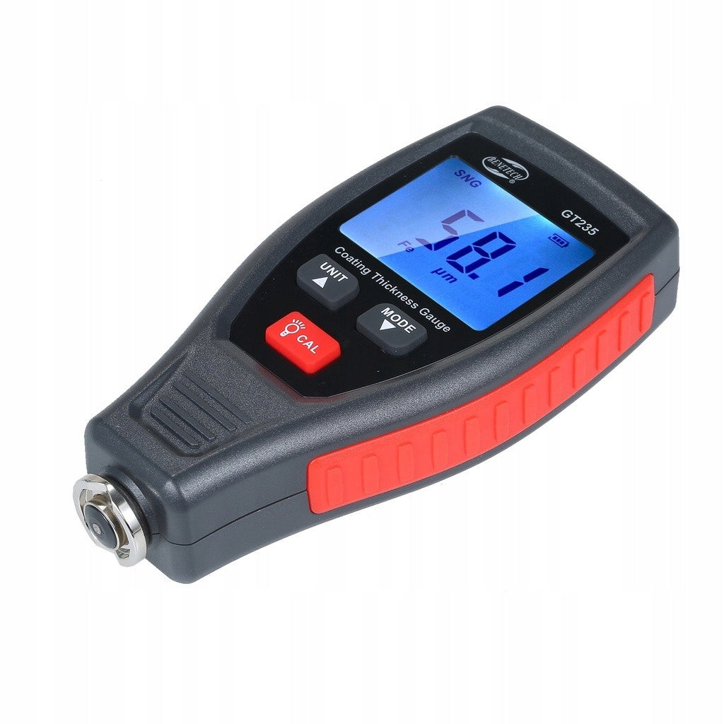 PAINT THICKNESS GAUGE COATING TESTER AUTOMATIC SENSOR +ETUI +BATTERIES Brand Benetech
