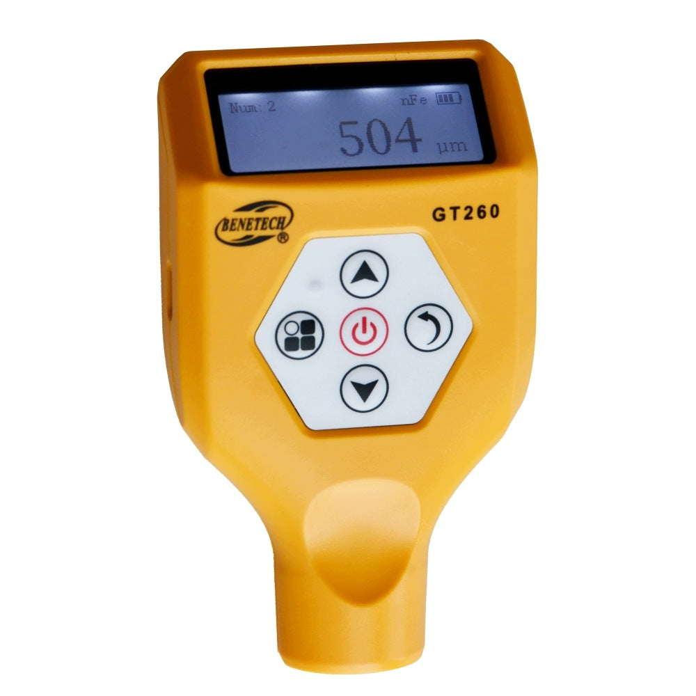 PAINT THICKNESS GAUGE MATERIAL TESTER AUTOMATIC LCD COATING SENSOR Brand Benetech