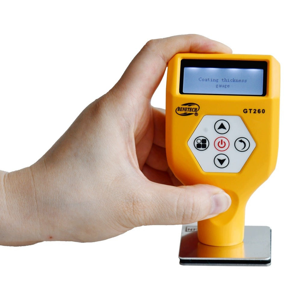 PAINT THICKNESS GAUGE MATERIAL TESTER AUTOMATIC LCD COATING SENSOR