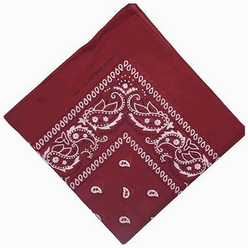 PAISLEY WOMEN'S COTTON BANDANA BOHO FOR WRIST HAIR COTTON