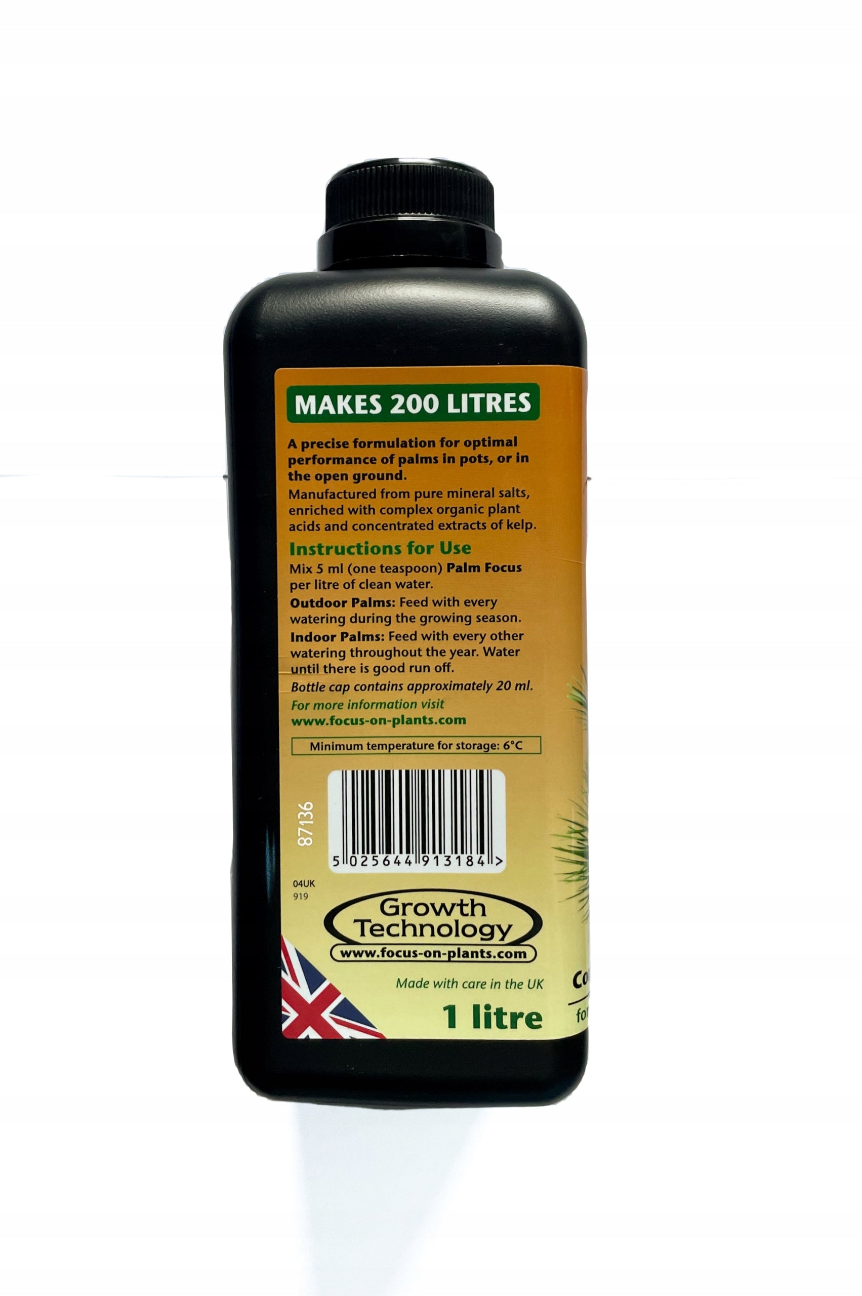 PALM FOCUS 1L Growth Technology palm fertilizer perfectly balanced Weight 1.2 kg
