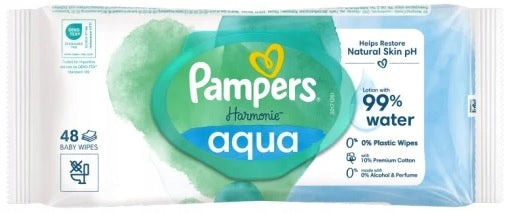 PAMPERS WET WIPES HARMONIE AQUA 6x48 Manufacturer code 8006540826669