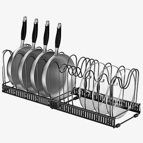 PAN HOLDER EXPANDABLE FOR KITCHEN DISH ORGANIZER FOR HOME