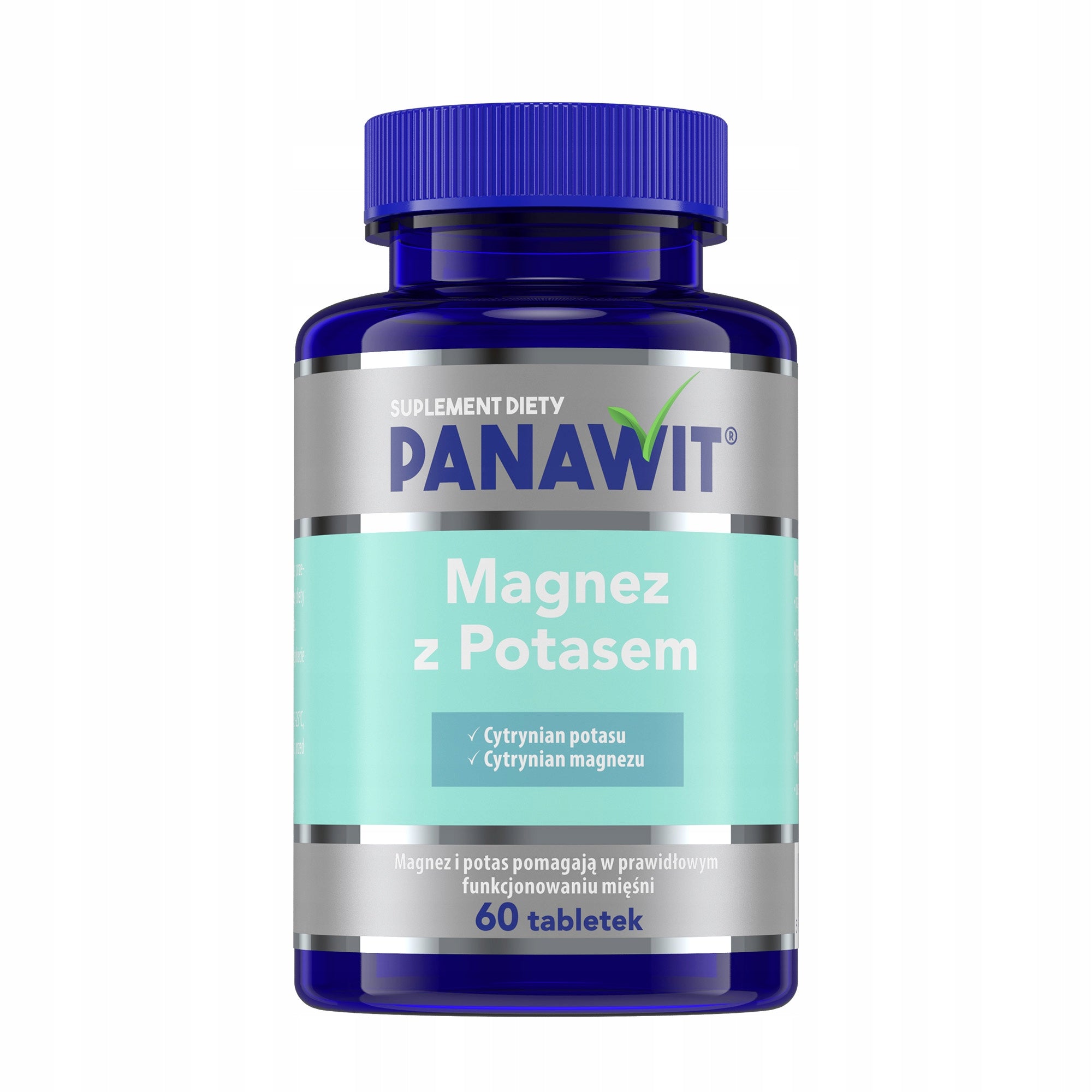PANAWIT Magnesium with Potassium 60 tabl. Helps to reduce fatigue and fatigue