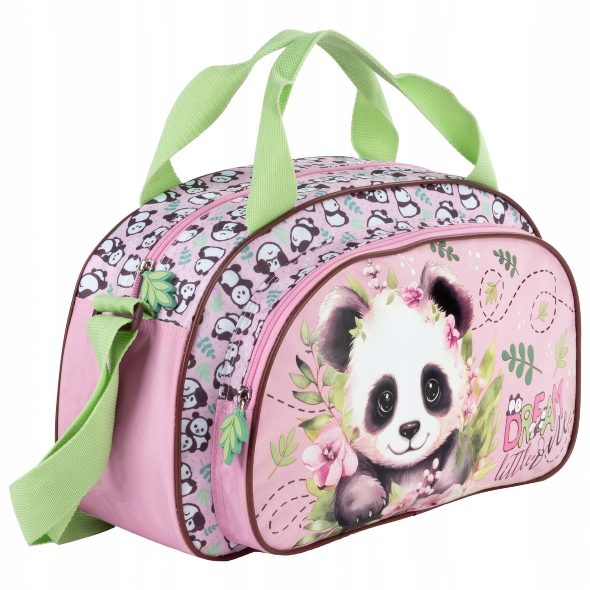 PANDA SPORTS SCHOOL BAG FOR SWIMMING POOL FOR GIRLS WITH PANDA WITH TEDDY BEAR