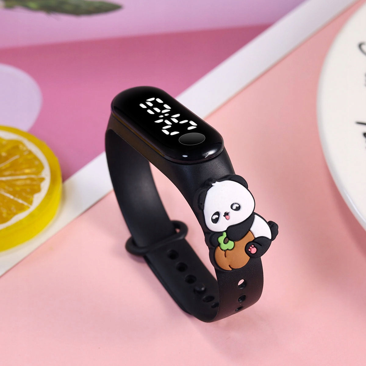 PANDA bear smartwatch for children on hand with PANDA teddy bear Manufacturer code T788