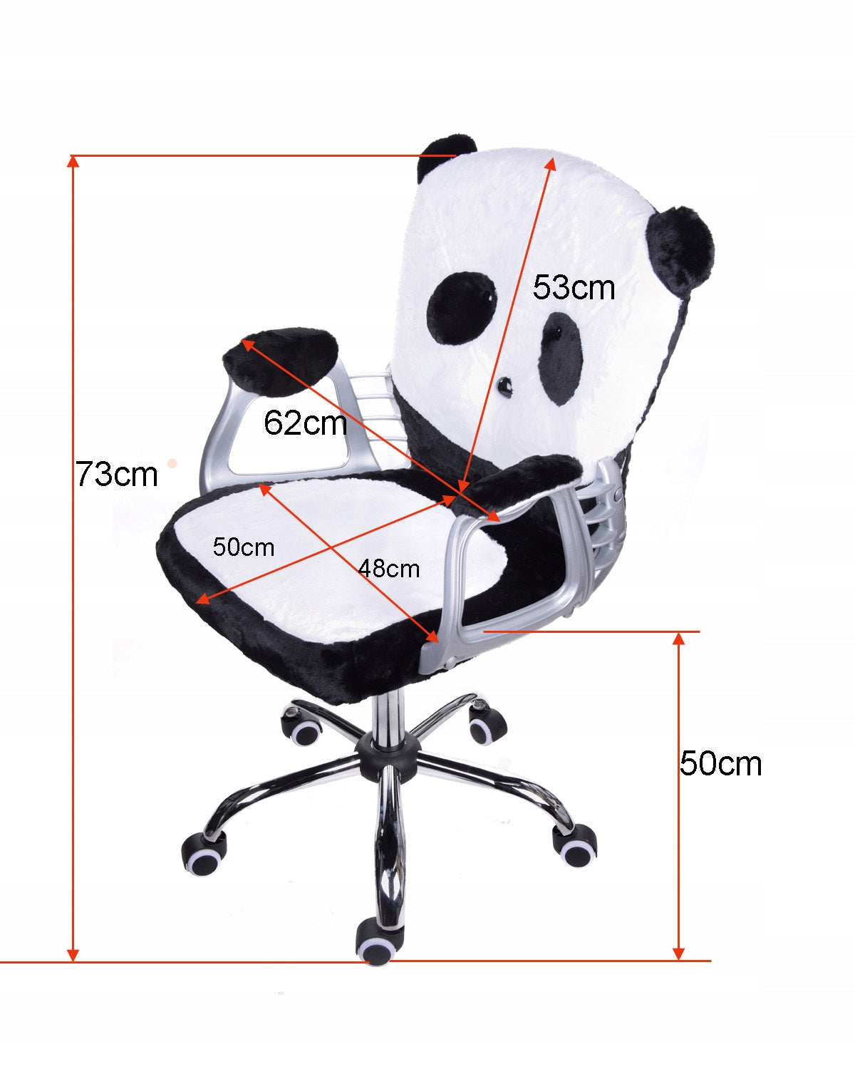 PANDA children's armchair, material, swivel height adjustable, FZP042 Manufacturer code FZP042