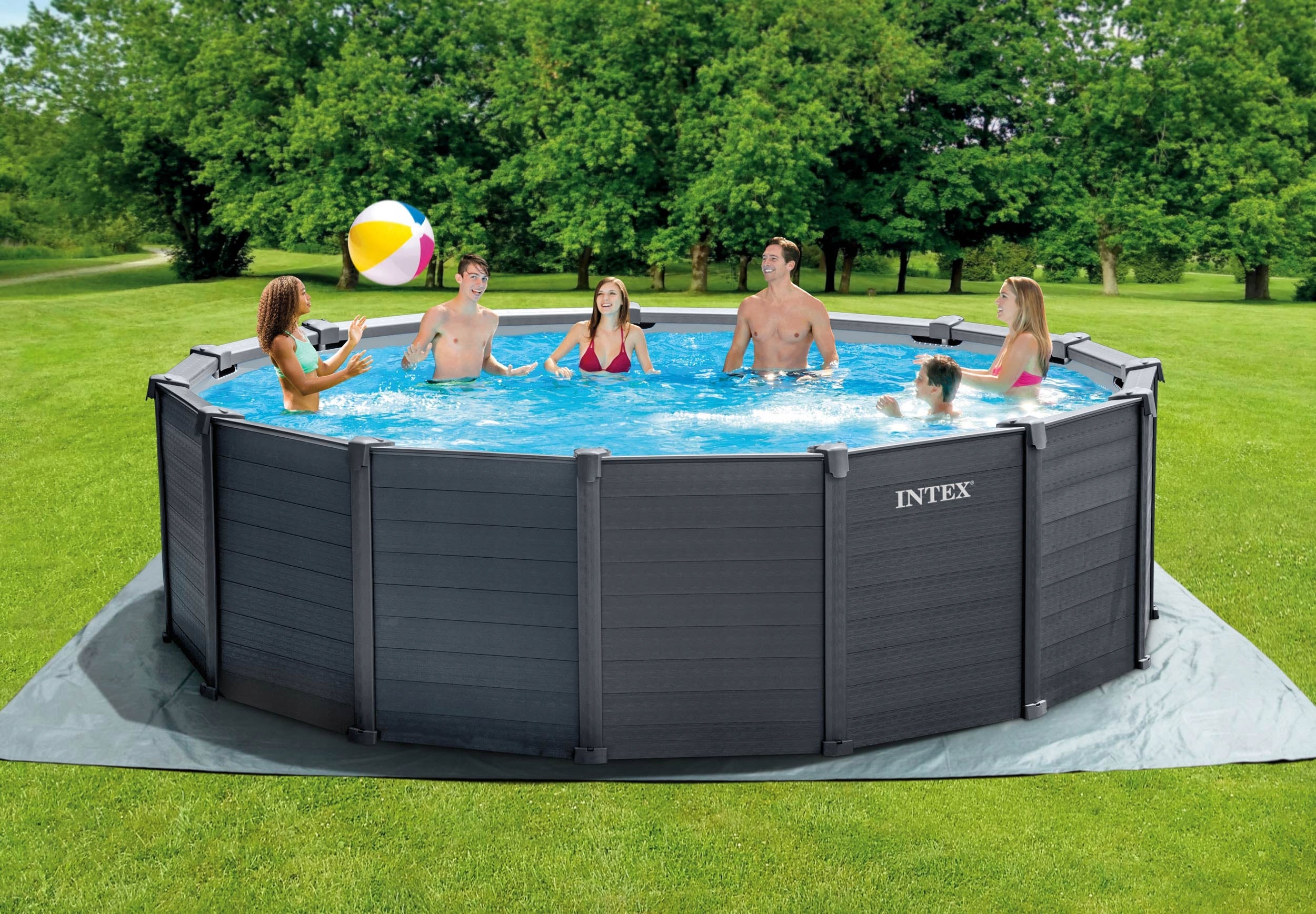 PANEL GARDEN POOL INTEX 478x124 26384 11in1 SET sand pump Brand Intex