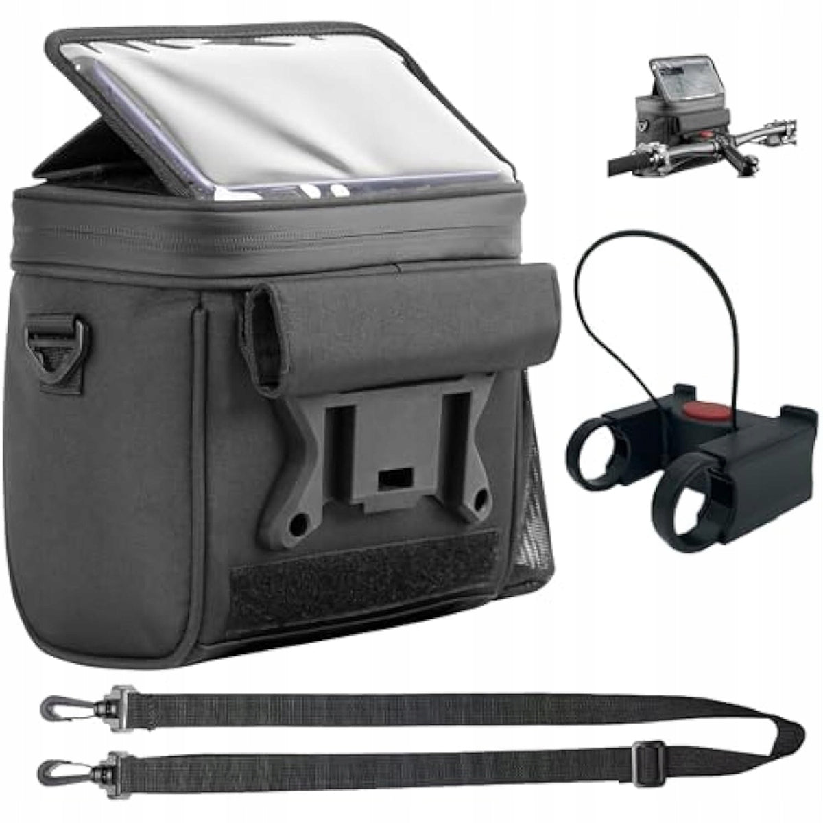 PANNIER BICYCLE BAG FOR HANDLEBARS BICYCLE PHONE WATERPROOF ROOMY 5L