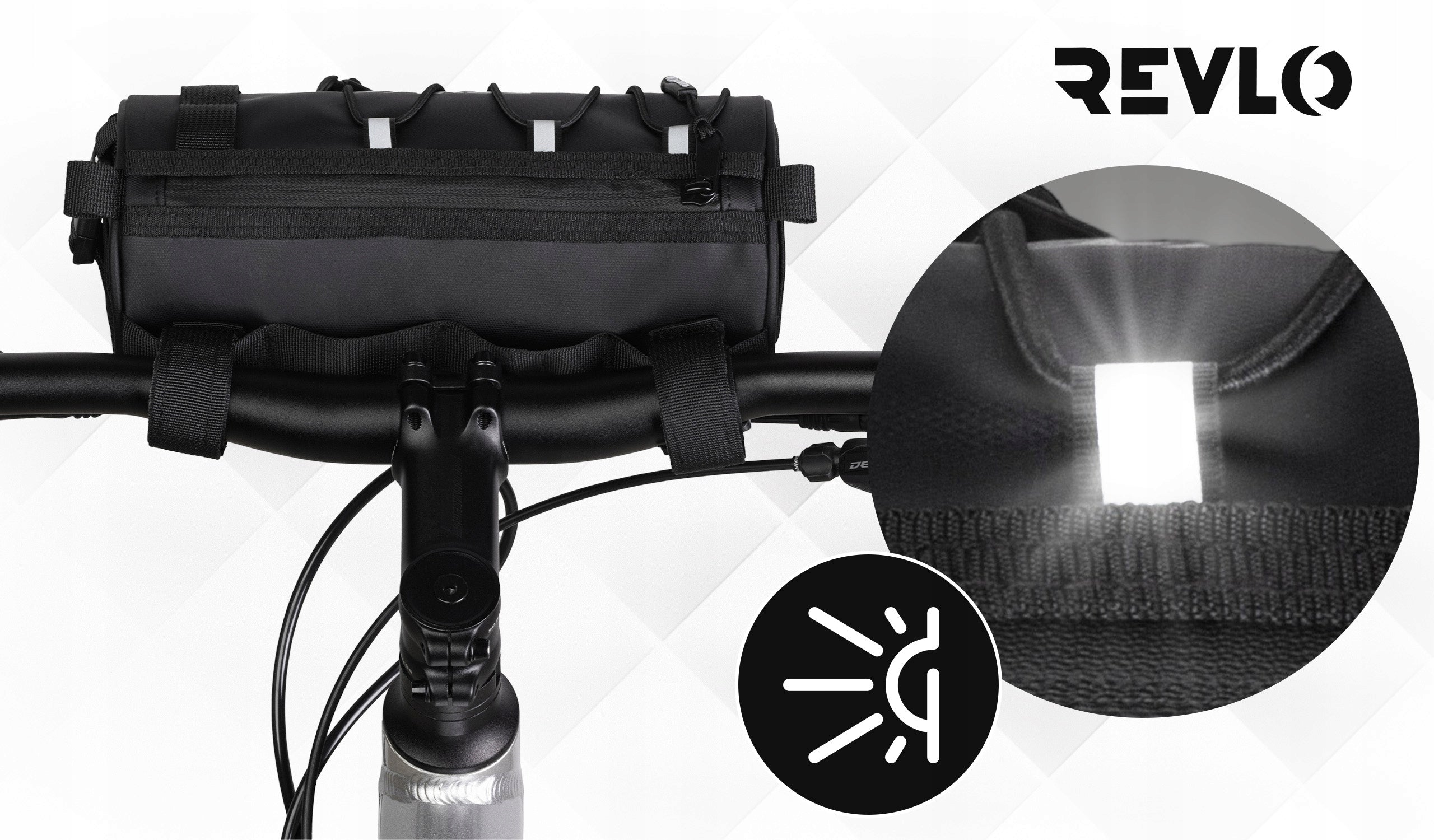 PANNIER BICYCLE BAG HANDLEBAR POUCH BICYCLE WATERPROOF 2L Manufacturer code RVL03