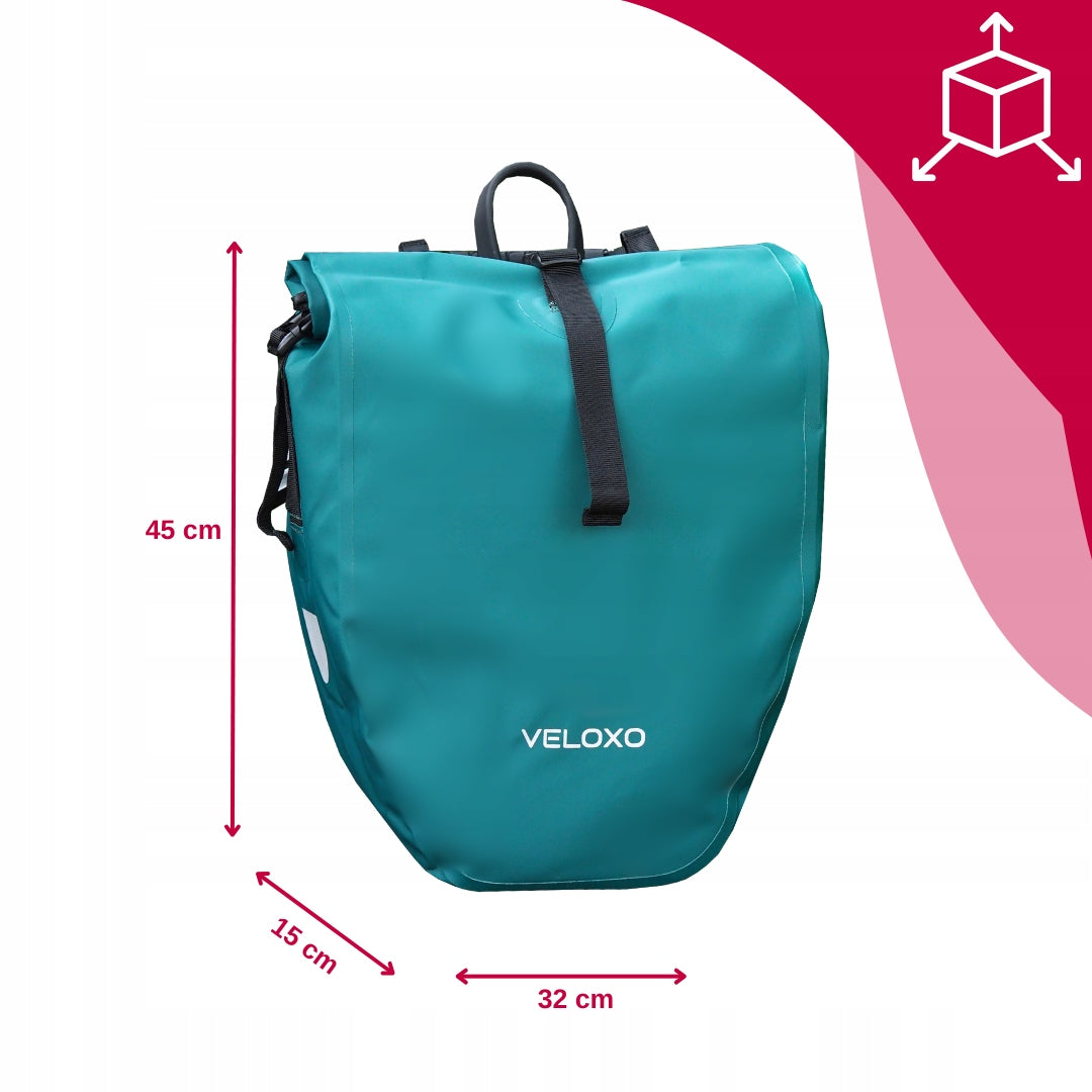 PANNIER BICYCLE BAG VELOXO ADVENTURE PRO 25 STORM SOLID FOR TRUNK 25L Manufacturer code 5905413651427